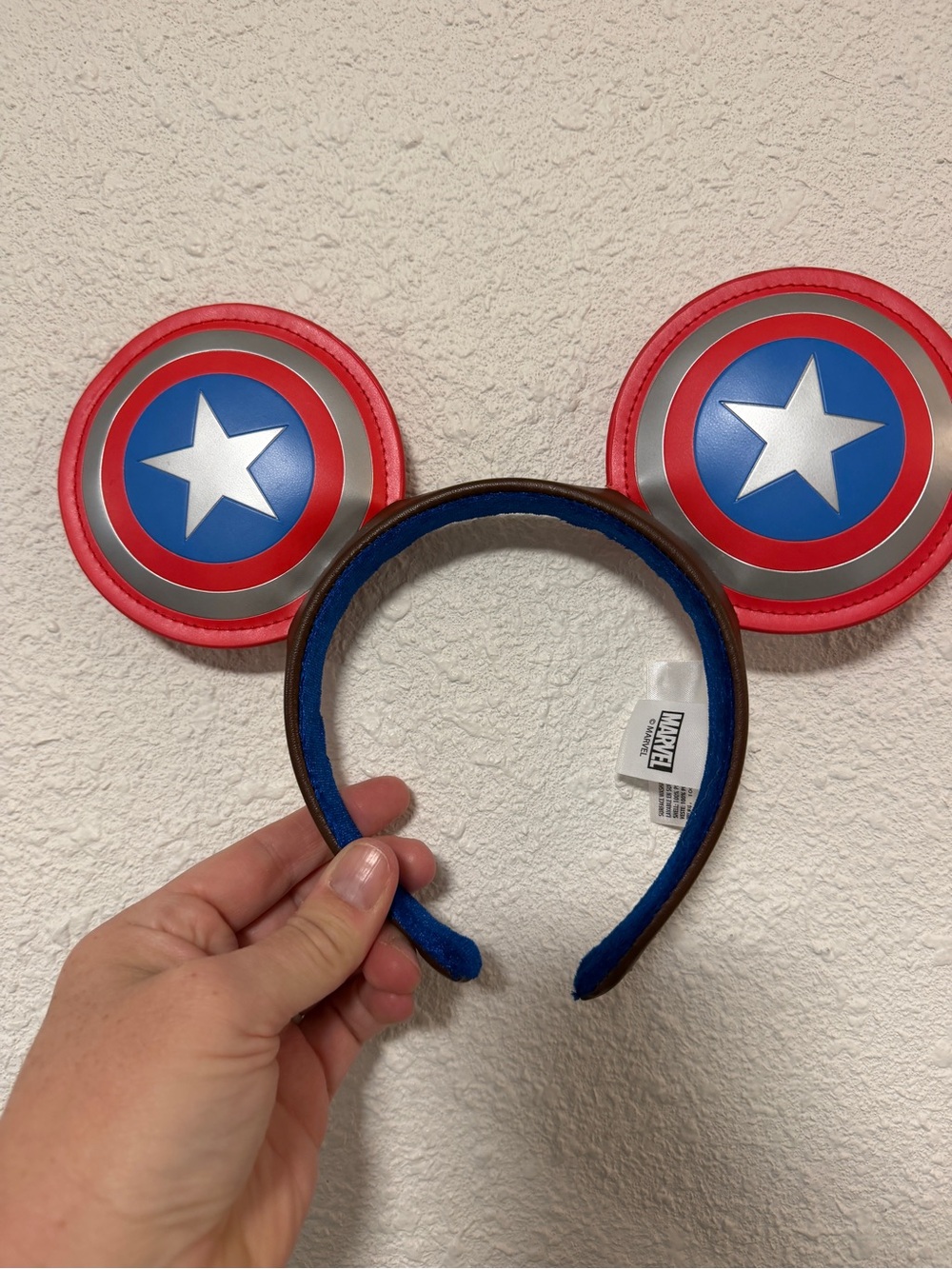Disney Captain America Ears Headband Marvel Super Solider